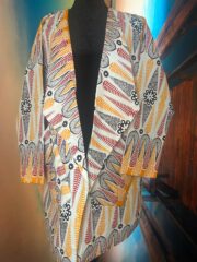 African Print Ankara Pattern Blazer Jacket for Women - Image 3